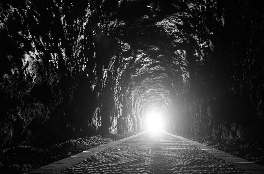 The light at the end of the tunnel!