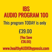 Load image into Gallery viewer, Irritable Bowel Syndrome relief audio program IBS Audio Program 100 priced at £39.00 with discount savings