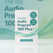 Load image into Gallery viewer, IBS Audio Program 100 Plus1™ digital hypnotherapy with one-year replacement cover for irritable bowel syndrome relief