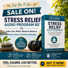Load image into Gallery viewer, Stress Relief Audio Program 80 MP3 Download Version
