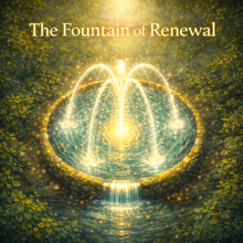 Load image into Gallery viewer, Calm marble fountain symbolizing the Fountain of Renewal for emotional and nervous system restoration