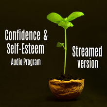 Load image into Gallery viewer, Picture of a plant growing in pot advertising the confidence and self esteem audio program - streamed version